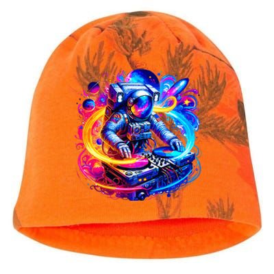 Astronaut Dj In Space Music Edm Kati - Camo Knit Beanie