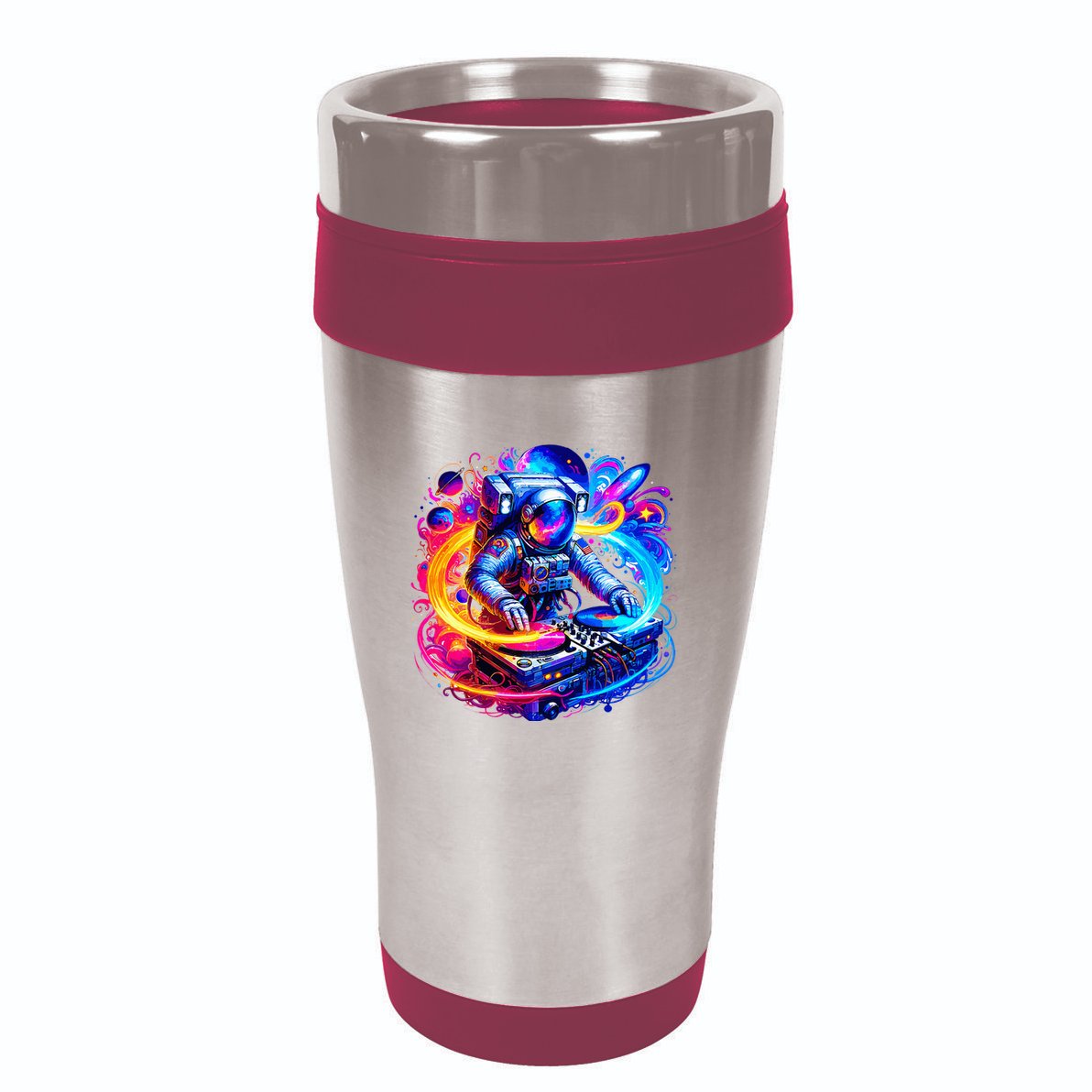 Astronaut Dj In Space Music Edm 16oz Travel Tumbler
