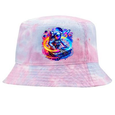 Astronaut Dj In Space Music Edm Tie-Dyed Bucket Hat