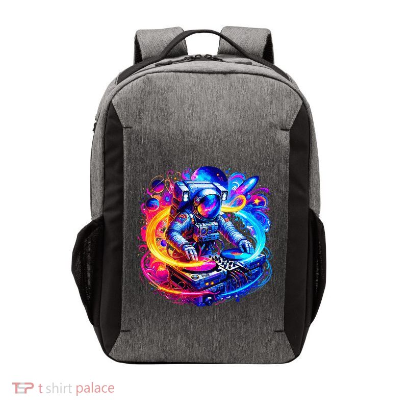 Astronaut Dj In Space Music Edm Vector Backpack