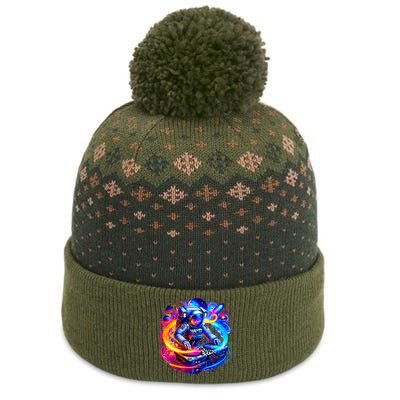 Astronaut Dj In Space Music Edm The Baniff Cuffed Pom Beanie