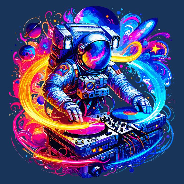 Astronaut Dj In Space Music Edm Infant Baby Jersey Bodysuit