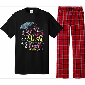 A Dream Is A Wish Your Heart Makes Meaningful Gift Pajama Set