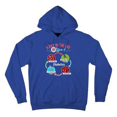 A Day In Life Of Typegift1 Diabetes Gift Hoodie