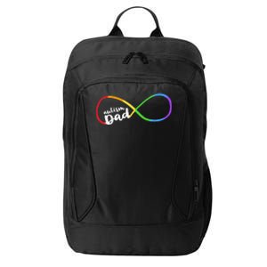 Autism Dad Infinity Symbol City Backpack