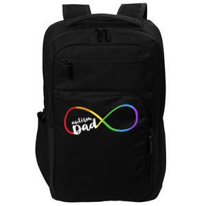 Autism Dad Infinity Symbol Impact Tech Backpack