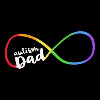 Autism Dad Infinity Symbol Zip Tote Bag