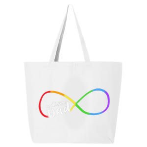 Autism Dad Infinity Symbol 25L Jumbo Tote