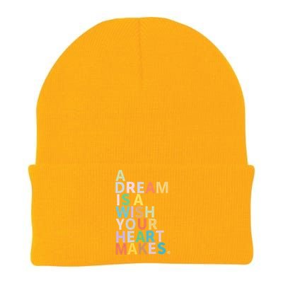 A Dream Is A Wish Your Heart Makes Knit Cap Winter Beanie