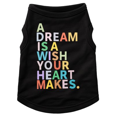 A Dream Is A Wish Your Heart Makes Doggie Tank
