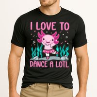 Axolotl Dancer - I Love To Dance A Lotl Dancing Axolotl Girl Cooling Performance Crew T-Shirt