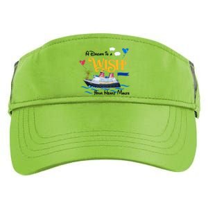 A Dream Is A Wish Your Heart Make Cruise Cruising Trip Adult Drive Performance Visor