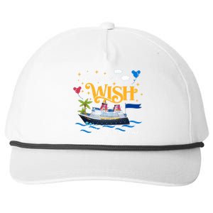 A Dream Is A Wish Your Heart Make Cruise Cruising Trip Snapback Five-Panel Rope Hat