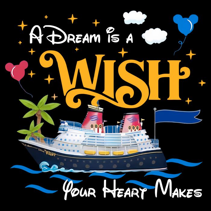 A Dream Is A Wish Your Heart Make Cruise Cruising Trip Crop Top