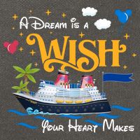 A Dream Is A Wish Your Heart Make Cruise Cruising Trip Cotton Canvas Backpack