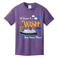 A Dream Is A Wish Your Heart Make Cruise Cruising Trip Kids T-Shirt