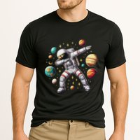 Astronaut Dabbing In Space Cosmic Galaxy Adventure Performance Shirt