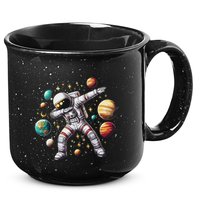 Astronaut Dabbing In Space Cosmic Galaxy Adventure 15oz Campfire Ceramic Mug