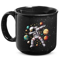 Astronaut Dabbing In Space Cosmic Galaxy Adventure 15oz Campfire Ceramic Mug