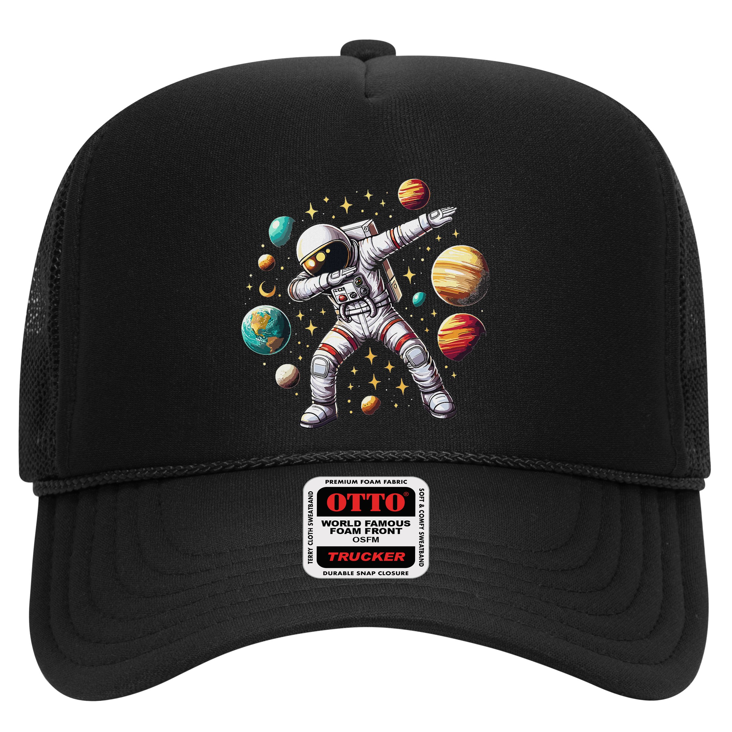 Astronaut Dabbing In Space Cosmic Galaxy Adventure Hat