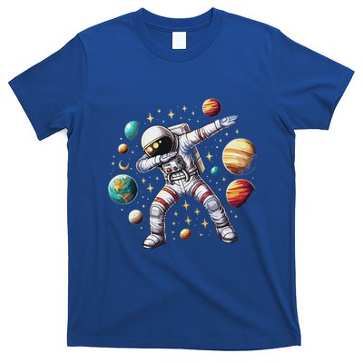 Astronaut Dabbing In Space Cosmic Galaxy Adventure T-Shirt