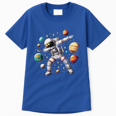 Astronaut Dabbing In Space Cosmic Galaxy Adventure Tall T-Shirt