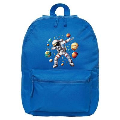 Astronaut Dabbing In Space Cosmic Galaxy Adventure 16 in Basic Backpack