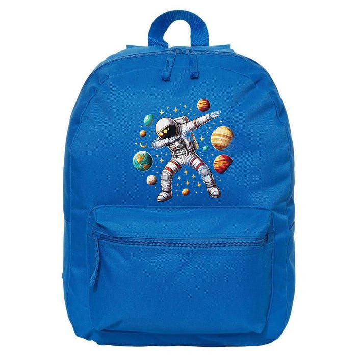 Astronaut Dabbing In Space Cosmic Galaxy Adventure 16 in Basic Backpack