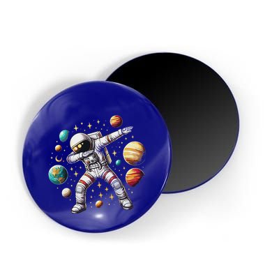 Astronaut Dabbing In Space Cosmic Galaxy Adventure Magnet
