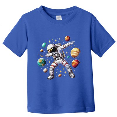 Astronaut Dabbing In Space Cosmic Galaxy Adventure Toddler T-Shirt