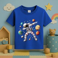 Astronaut Dabbing In Space Cosmic Galaxy Adventure Toddler T-Shirt