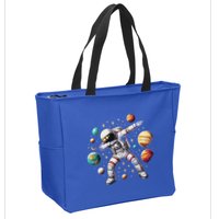 Astronaut Dabbing In Space Cosmic Galaxy Adventure Zip Tote Bag