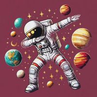 Astronaut Dabbing In Space Cosmic Galaxy Adventure 16oz Travel Tumbler