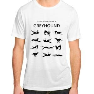 A Day In The Life Of A Greyhound Adult ChromaSoft Performance T-Shirt