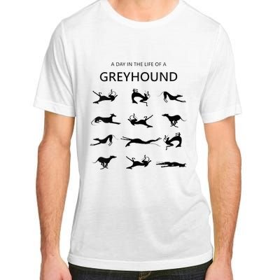 A Day In The Life Of A Greyhound Adult ChromaSoft Performance T-Shirt