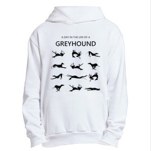 A Day In The Life Of A Greyhound Urban Pullover Hoodie