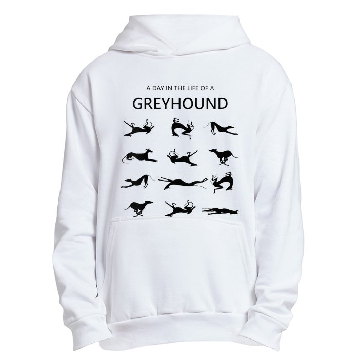 A Day In The Life Of A Greyhound Urban Pullover Hoodie