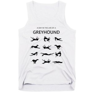 A Day In The Life Of A Greyhound Tank Top