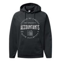 Accountants Do It With Interests Performance Fleece Hoodie