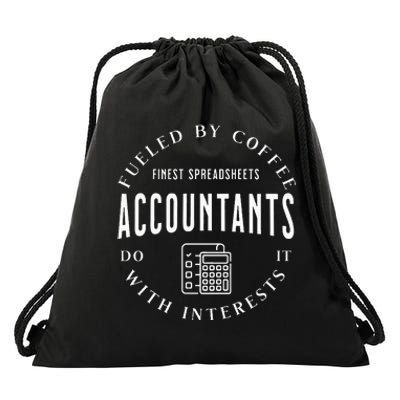 Accountants Do It With Interests Drawstring Bag