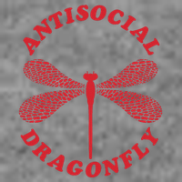 Antisocial Dragonfly Introvert Funny Introversion Humor 7-Panel Snapback Hat