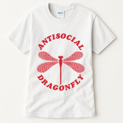Antisocial Dragonfly Introvert Funny Introversion Humor Tall T-Shirt