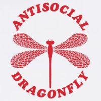 Antisocial Dragonfly Introvert Funny Introversion Humor Flat Bill Trucker Hat