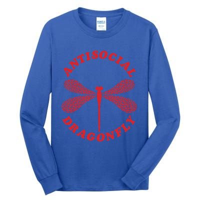 Antisocial Dragonfly Introvert Tall Long Sleeve T-Shirt