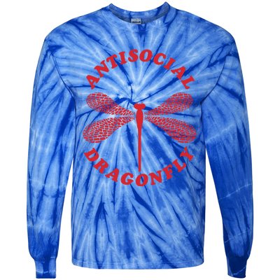 Antisocial Dragonfly Introvert Tie-Dye Long Sleeve Shirt