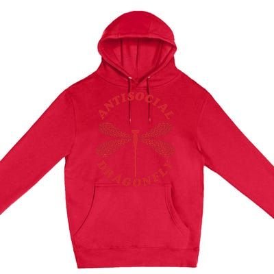 Antisocial Dragonfly Introvert Premium Pullover Hoodie