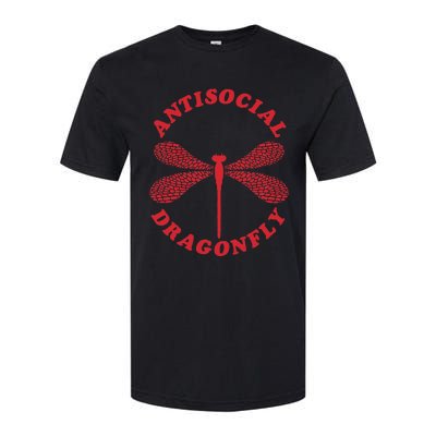 Antisocial Dragonfly Introvert Softstyle CVC T-Shirt