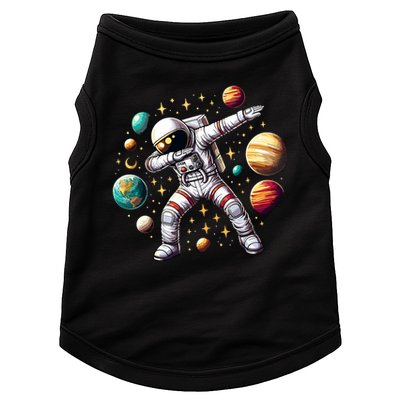 Astronaut Dabbing In Space Cosmic Galaxy Adventure Doggie Tank