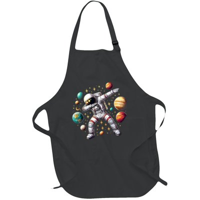 Astronaut Dabbing In Space Cosmic Galaxy Adventure Apron