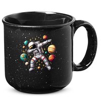 Astronaut Dabbing In Space Cosmic Galaxy Adventure 15oz Campfire Ceramic Mug